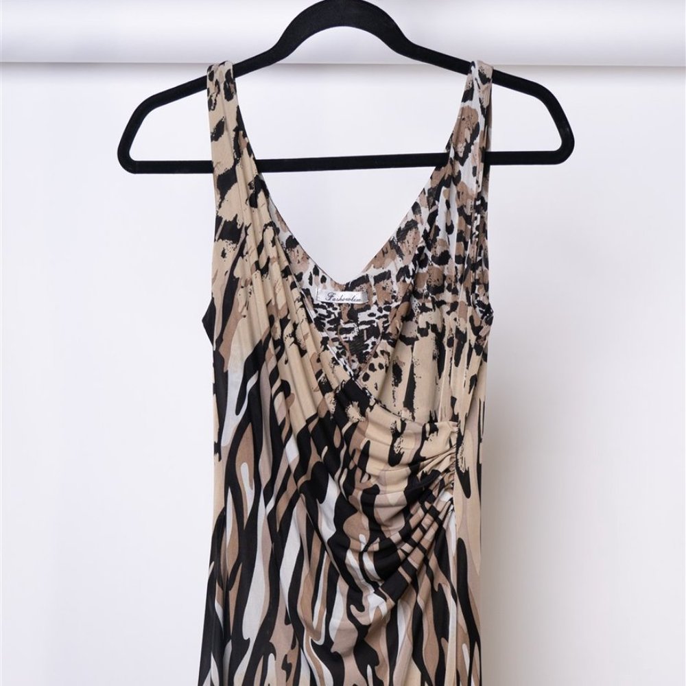 A printed Maxi dress
